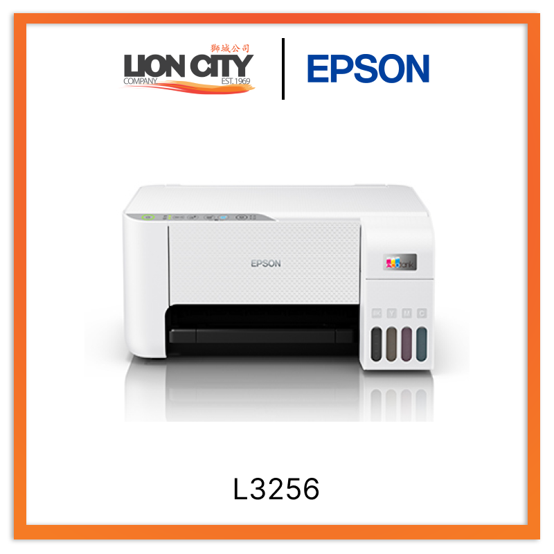 Epson EcoTank L3256 Wireless All-in-One Ink Tank Printer for Home & Office | High-Quality A4 Printing, Scanning, Copying | Perfect for Remote Work & School Projects