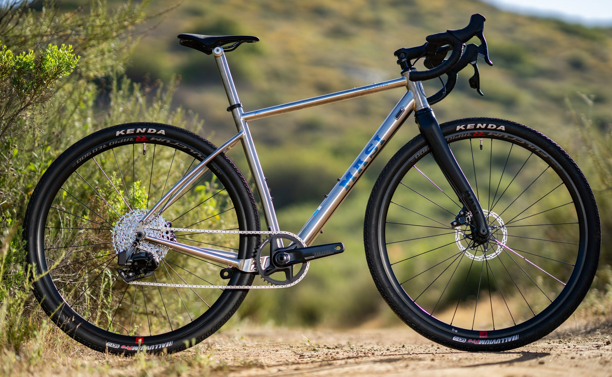 Masi Incanto Rival AXS Titanium Gravel Bike - Lightweight & Durable Off-Road Bicycle for Adventure Riding & Trail Exploration