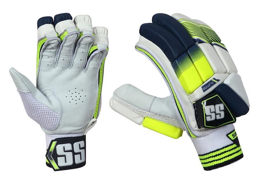 Premium SS Platino Cricket Batting Gloves - Professional Grade Protection for Batsmen | Perfect for Practice, Matches & Training Sessions