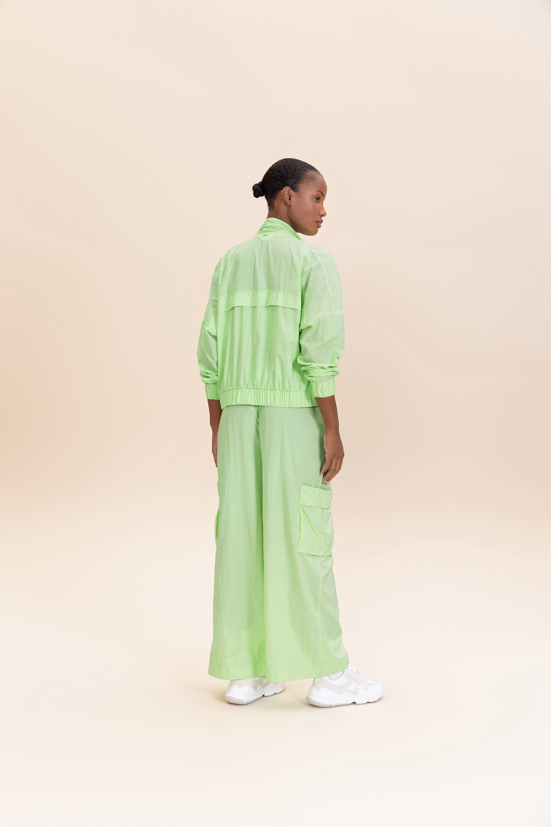 Stylish Nylon Net Straight Leg Pants for Women - Breathable & Comfortable Casual Trousers - Perfect for Office, Travel and Everyday Wear