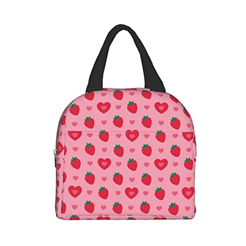 Cute Strawberry Pink Heart Sweet