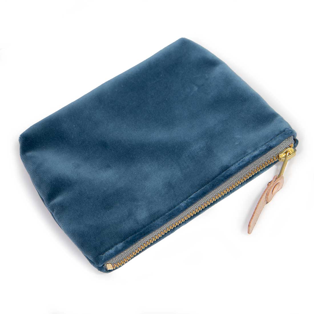 Luxury Velvet Jewelry Pouch for Earrings Necklaces Rings - Soft Ocean Blue Jewelry Organizer Travel Storage Case - Perfect for Gifts, Travel & Home Organization
