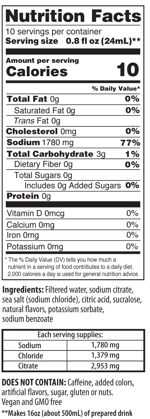 The Right Stuff Electrolyte Drink Concentrate - 10 Pouch Box - Lemon Lime Flavor | Hydration Powder for Athletes, Workout Recovery & Outdoor Activities