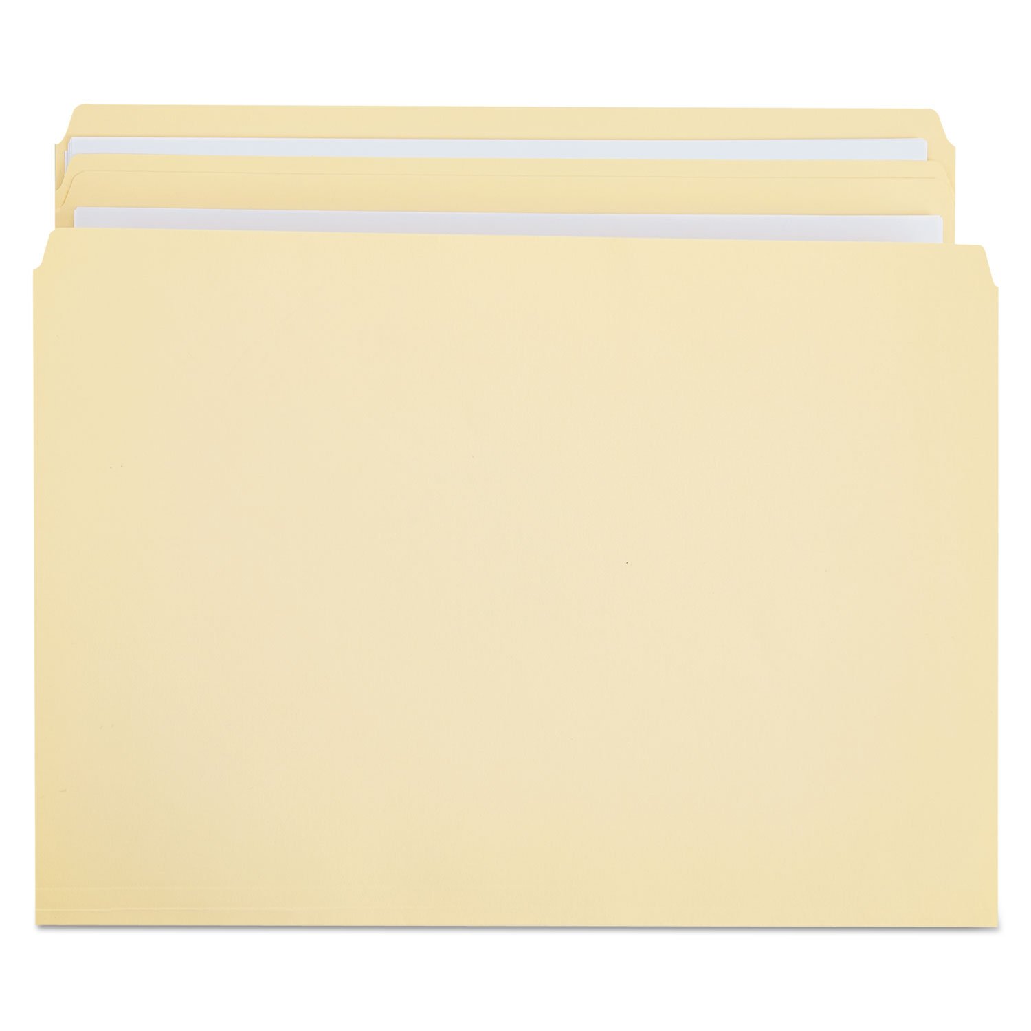Universal 16110 File Folders - Straight Cut Two-Ply Top Tab Letter Size Manila Folders (100/Box) - Perfect for Office Organization & Document Storage