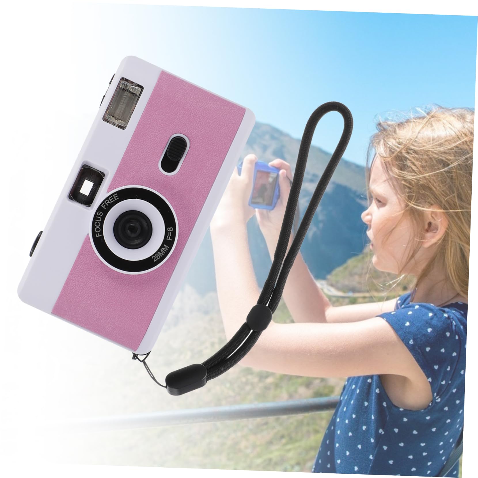 Uonlytech 5-Pack Retro Film Cameras - Mini Vintage Travel Cameras, Reusable Plastic 35mm Film Camera Set for Photography Enthusiasts | Perfect for Travel, Weddings, Parties & Vintage Photo Shooting (Abs White Macaron)