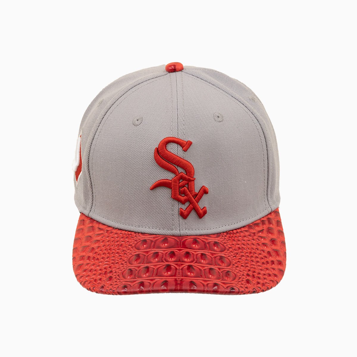 Chicago White Sox MLB Official Leather Visor Snapback Hat - Adjustable Baseball Cap for Men & Women - Perfect for Games, Tailgating & Streetwear Fashion