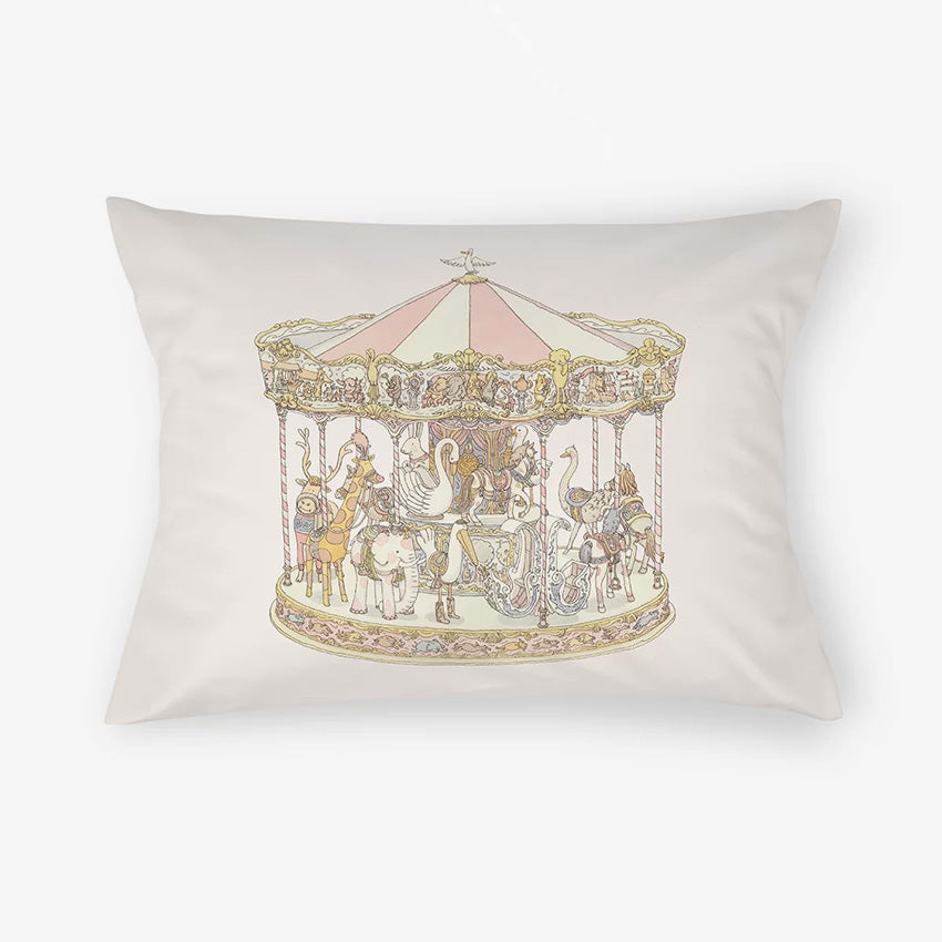 Atelier Choux Luxury Satin Cushion Cover - Soft & Elegant Pillow Case for Nursery, Bedroom & Home Decor - Perfect for Baby Gifts, Wedding Presents & Interior Design