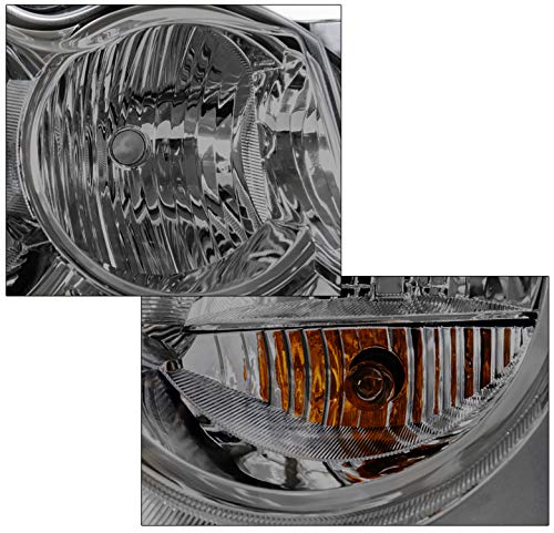 2005-2007 Jeep Grand Cherokee Replacement Headlights - Smoke Lens LED Headlamps for Improved Night Visibility | Perfect for Off-Roading & Night Driving
