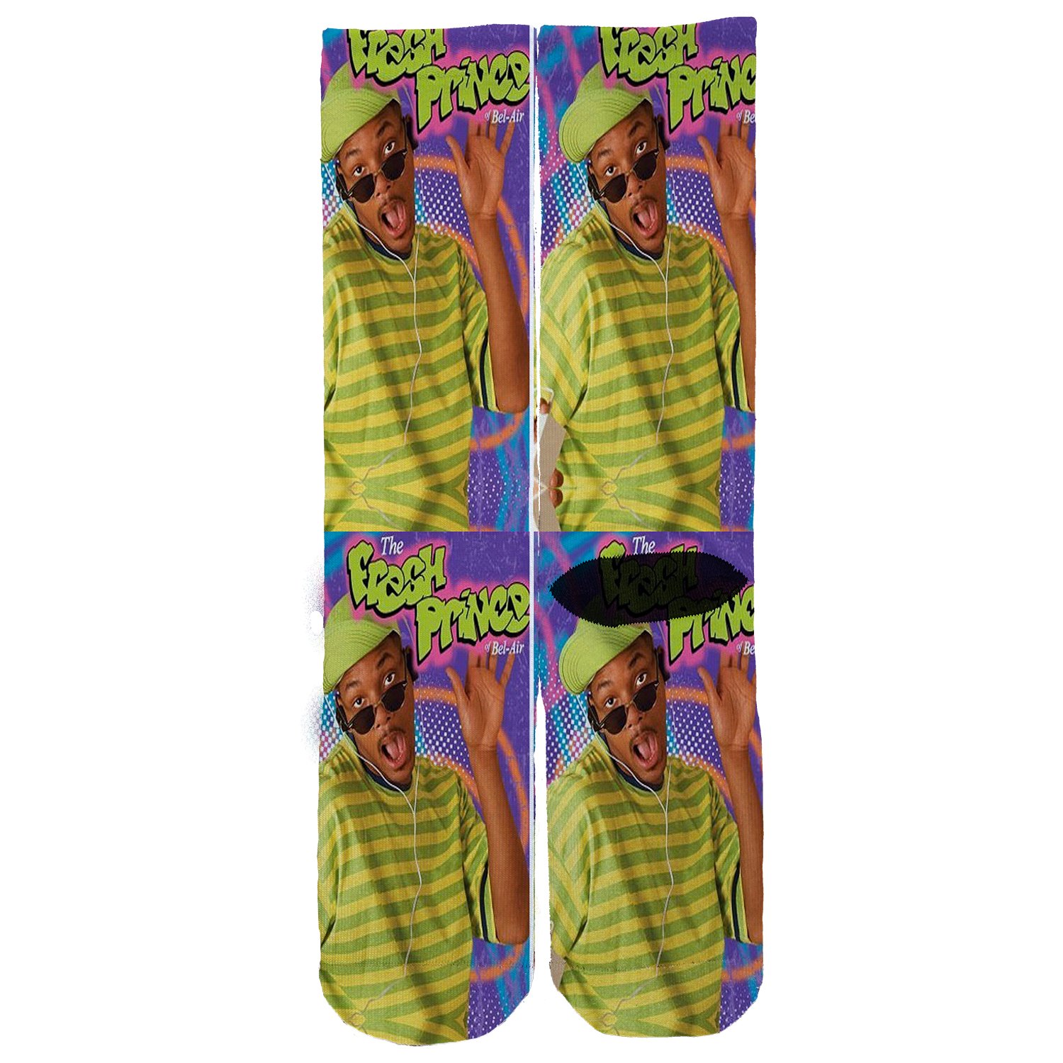Custom Fresh Prince II II Socks for Men & Women - Trendy Novelty Crew Socks - Perfect for Cosplay, TV Show Fans & Unique Gifts
