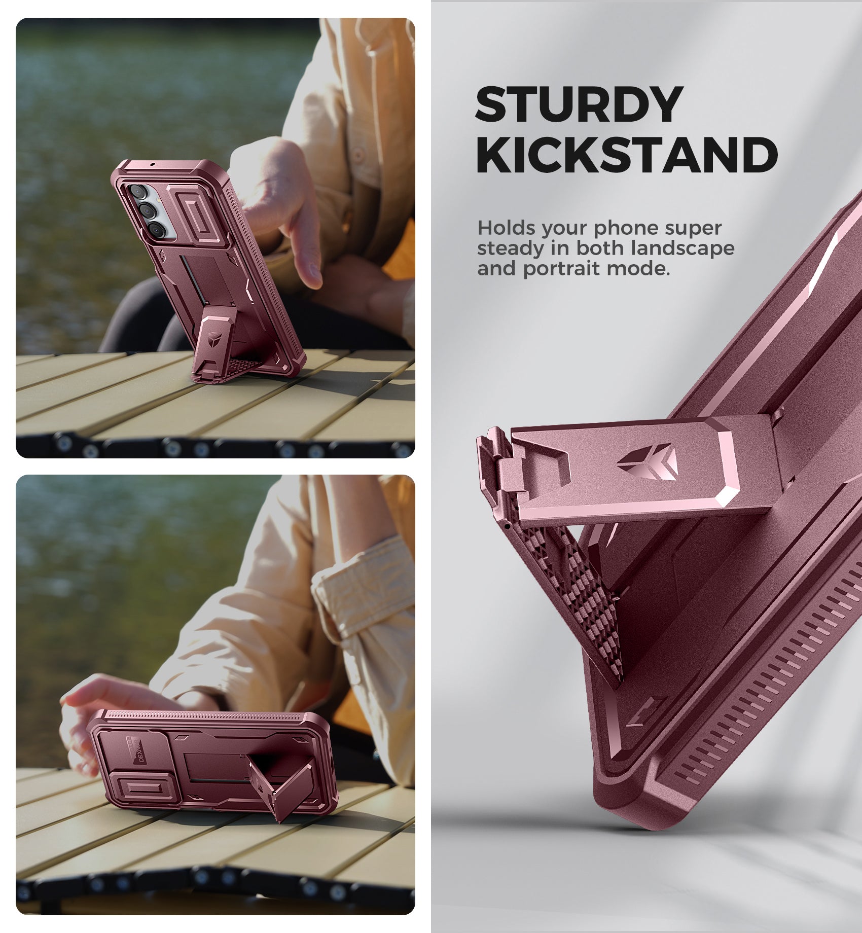 Durable Samsung Galaxy A16 Case with Screen Protector - Heavy Duty Shockproof Rugged Cover, Full Body Bumper & Kickstand | Perfect for Outdoor Activities, Work & Travel Protection