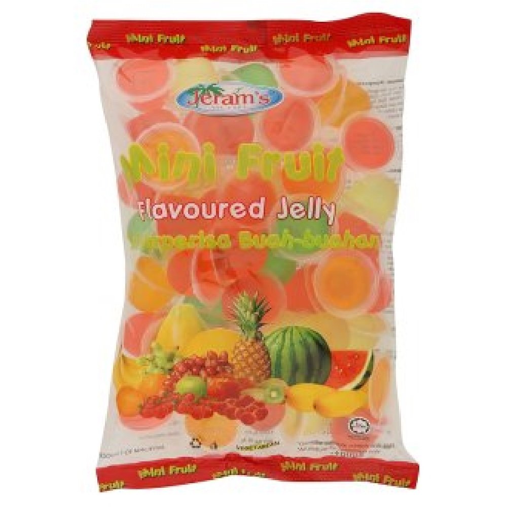 Jeram's Mini Fruit Flavored Jelly Candy - 800g (12 Pack) - Assorted Flavors - Perfect for Parties, Snacks & Gift Baskets