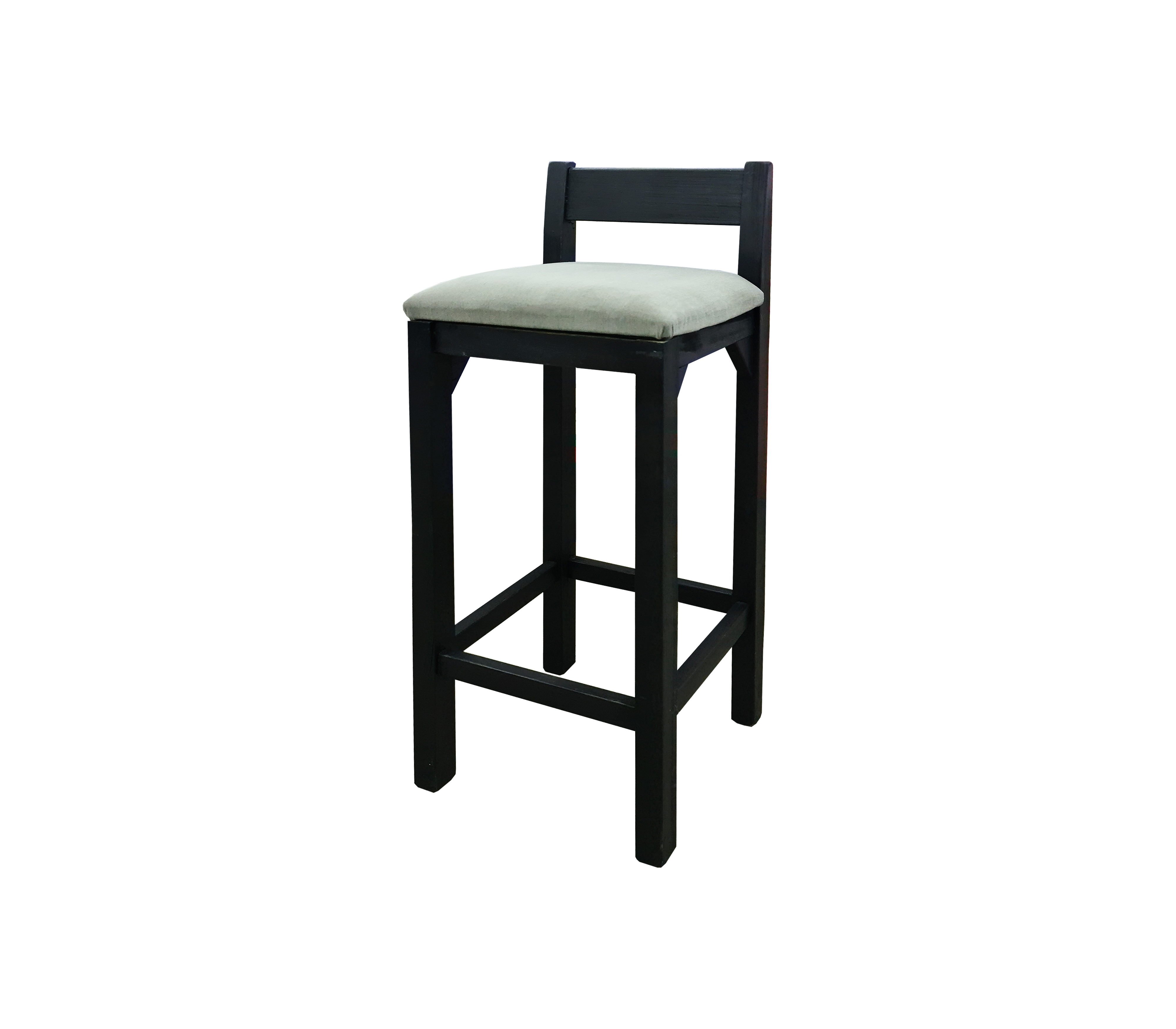 Isabel Square Upholstered Stool - Modern Accent Seat for Living Room, Bedroom, or Entryway - Durable Fabric & Sturdy Wood Frame - Perfect for Home Decor & Extra Seating