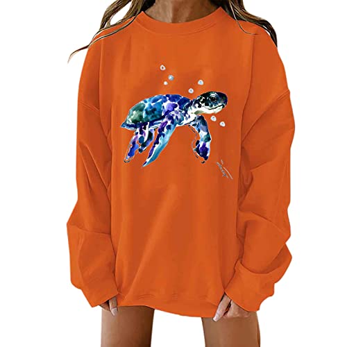 Oversized Printing Sweatshirt for Women - Fashion Crewneck Pullover | Casual Loose Fit Hoodie | Perfect for Halloween Costumes & Everyday Wear