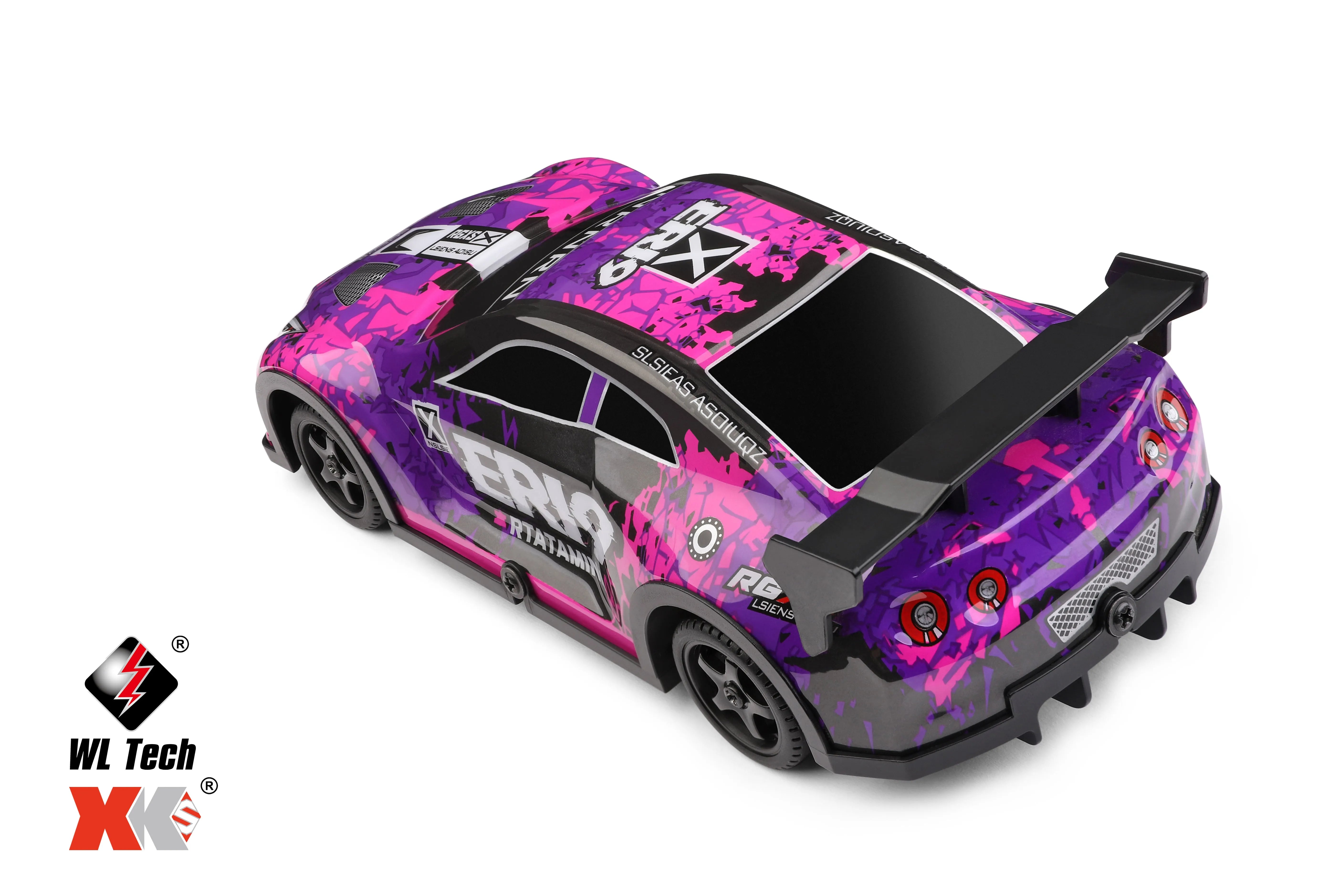 WLTOYS 22206 1/22 Scale 2.4G 4WD RC Car with LED Shell - 15km/h High Speed Remote Control Toy for Kids & Adults - Perfect for Indoor Racing, Backyard Driving & Off-Road Adventures