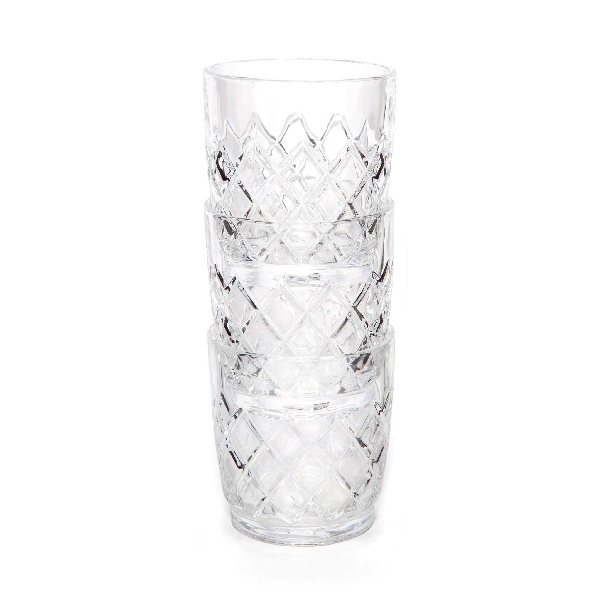 YARAI® Stackable Nesting Double Rocks Glass - 10oz (295ml) Set of 24 - Perfect for Bars, Restaurants & Home Entertaining - Durable Whiskey Glasses for Cocktails, Scotch & Bourbon