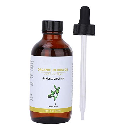 Pure Organic Unrefined Jojoba Oil for Hair & Skin Care - 100% Natural Moisturizing Treatment for Dry Scalp, Face & Body - Perfect for Massage, Aromatherapy & DIY Beauty Products