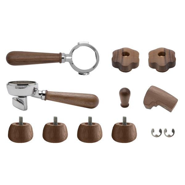 Lelit Bianca Espresso Machine Wooden Upgrade Kit - Premium Wooden Handle & Knob Set for Coffee Enthusiasts - Perfect for Home Baristas & Coffee Shops