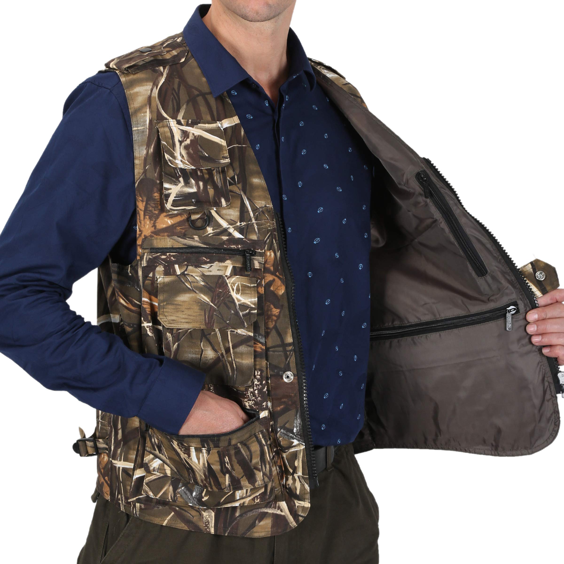 Men's Multi-Pocket Outdoor Vest for Travel, Hunting, Photography & Fishing - Lightweight Tactical Gear for Adventure Enthusiasts