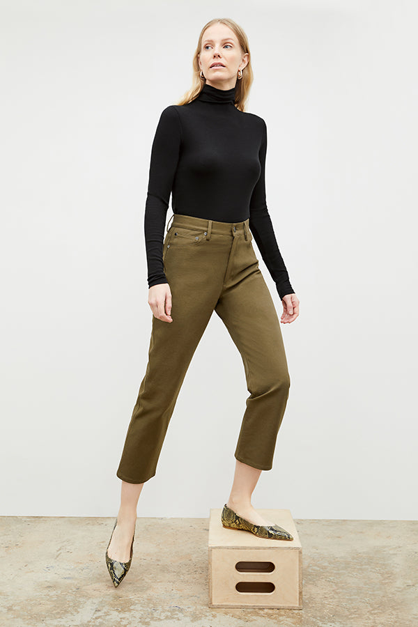 Daria Jean Eco-Friendly Better Than Denim Pants - Sustainable Women's Jeans in Oregano Color | Perfect for Casual Wear, Work & Everyday Outfits