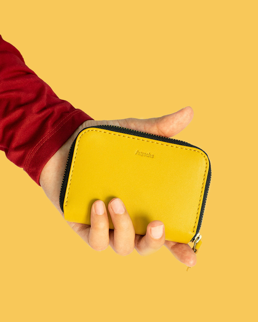 Compact Zipper Mini Wallet for Women & Men - Slim RFID Blocking Travel Wallet with Coin Pocket - Perfect for Everyday Use, Travel & Business