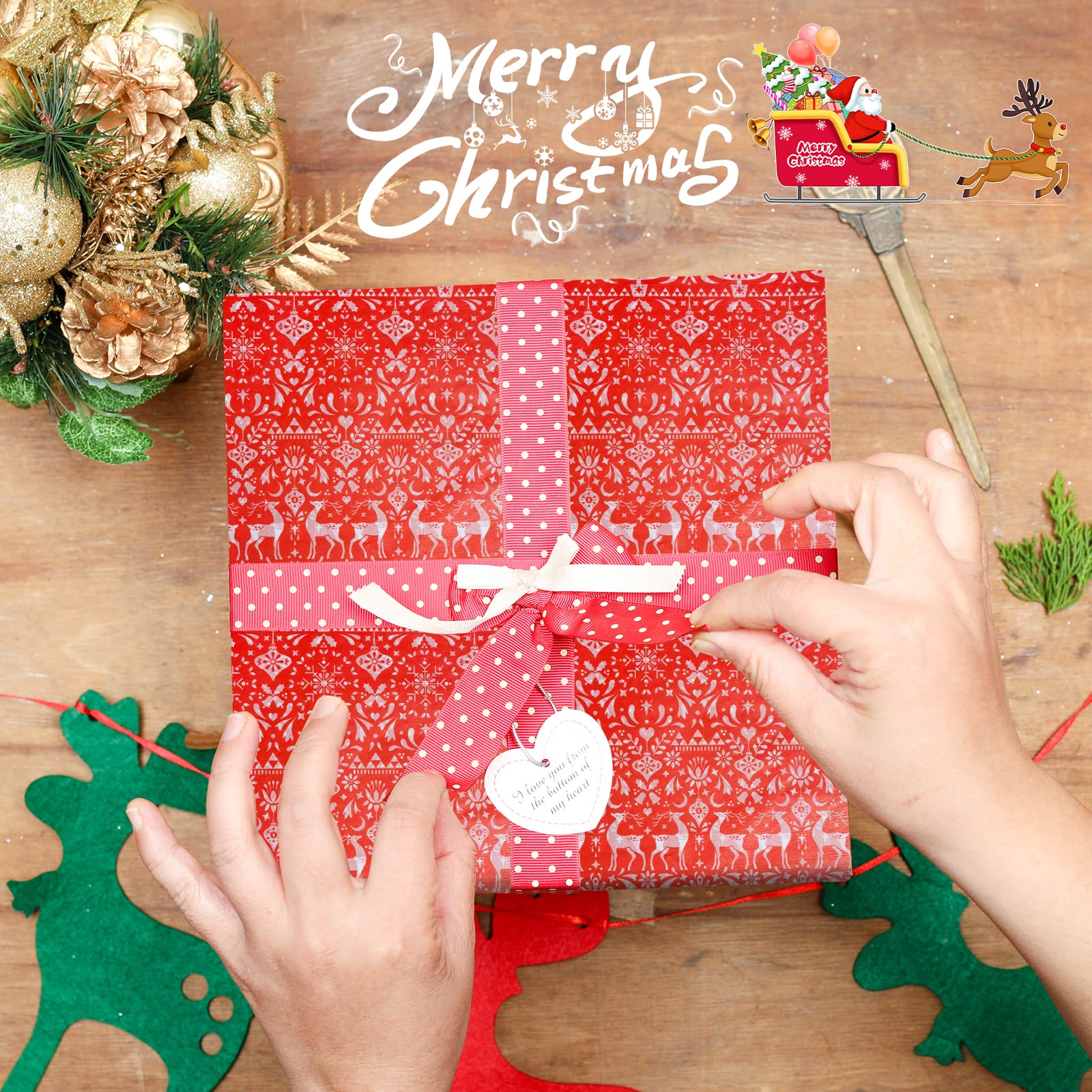 180 Sheets Christmas Tissue Paper - 20