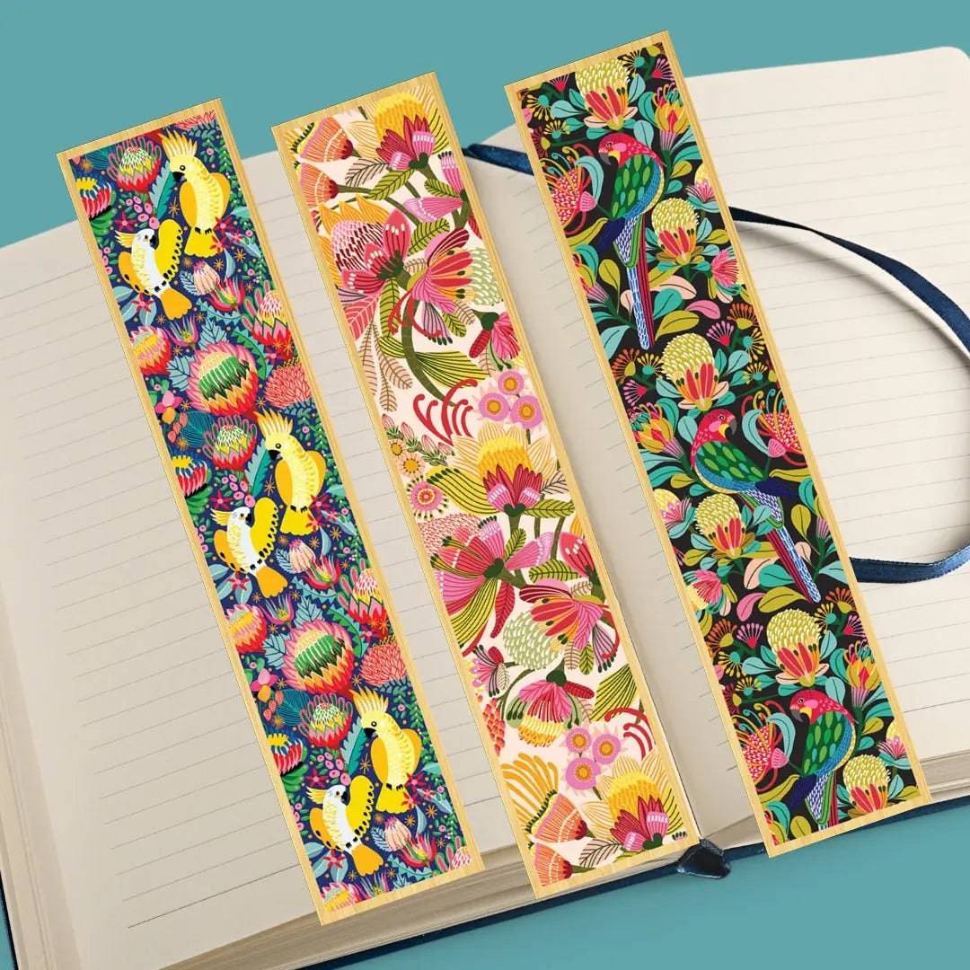 Handmade Australiana Wooden Bookmark Set - Unique Australian-Themed Gifts for Book Lovers - Perfect for Reading, Collecting, and Gifting