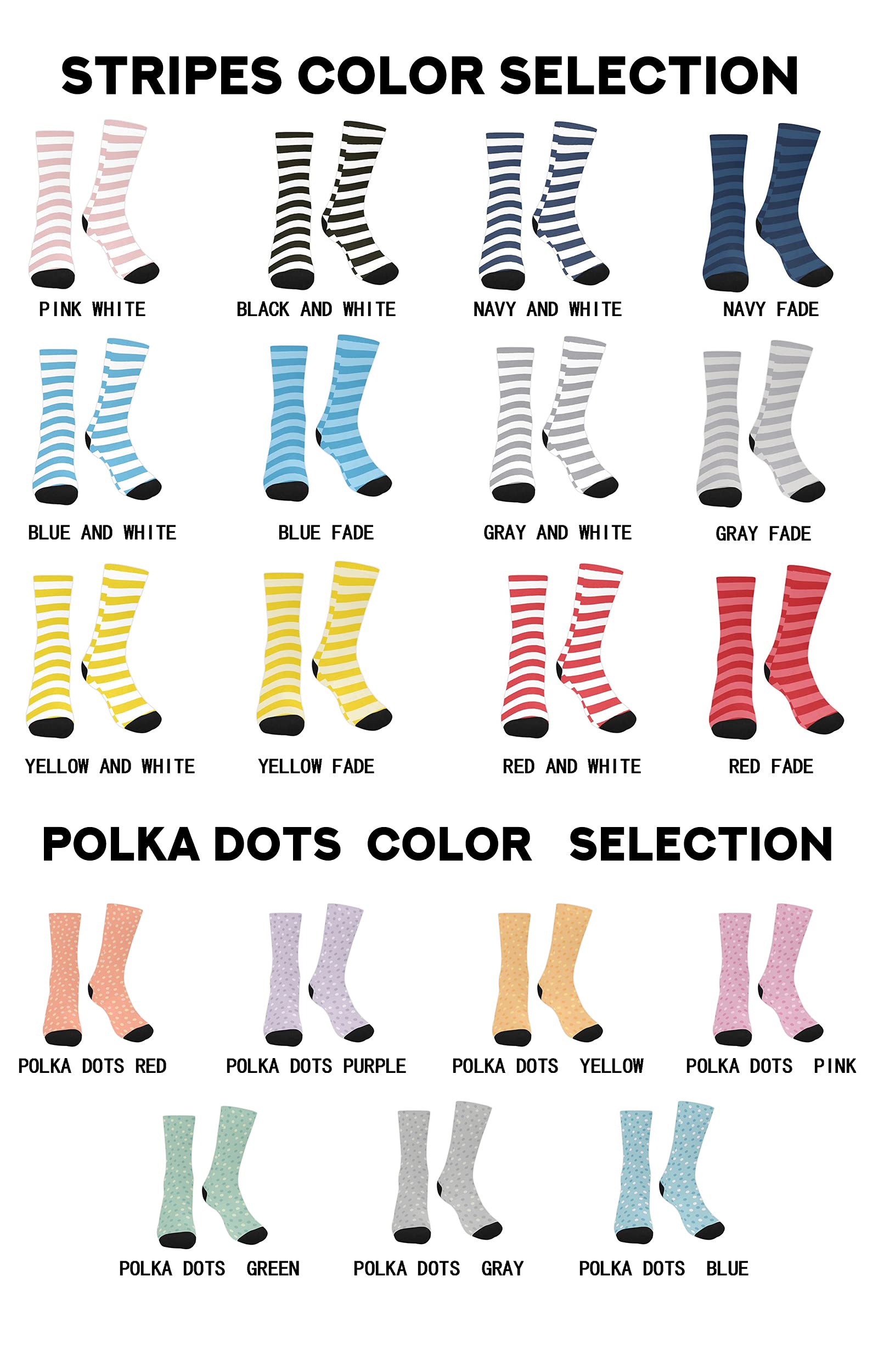 Custom Photo Face Crew Socks - Personalized Birthday Gifts for Men & Women | Funny Unisex Socks with Printed Pictures | Great for Parties, Anniversaries & Unique Presents