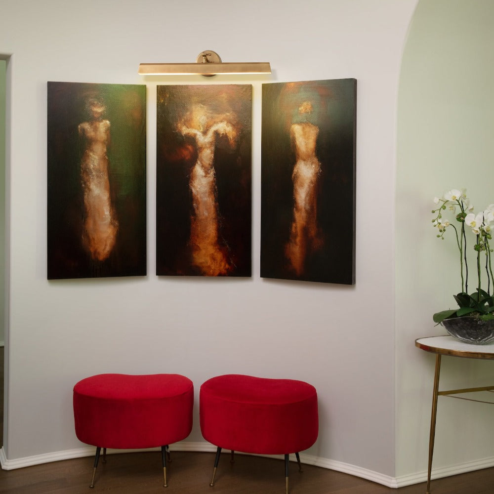 Frida Picture Light - LED Art Display Lighting for Paintings & Photos - Perfect for Galleries, Museums & Home Decor