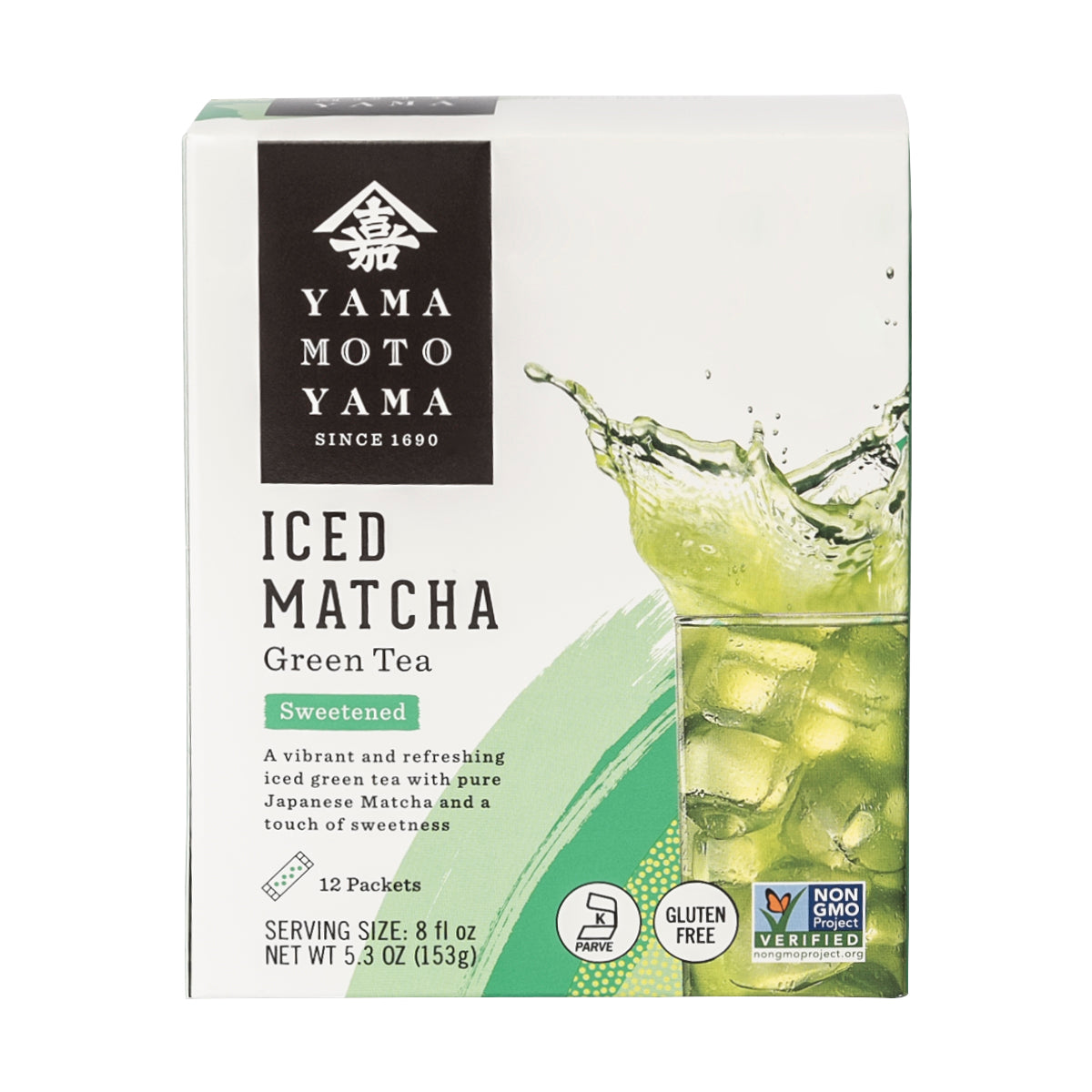 Organic Iced Matcha Green Tea Powder - Sweetened with Natural Cane Sugar | Perfect for Smoothies, Lattes & Healthy Energy Drinks