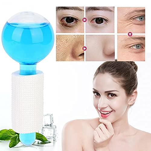 SHREVI IMPEX Ice Globe Roller - Smart Cooling Facial Massage Tool for Face & Neck Relief - Reduces Puffiness & Soothes Skin (Pack of 1) | Perfect for Morning Routine, Spa Days & Post-Workout Recovery