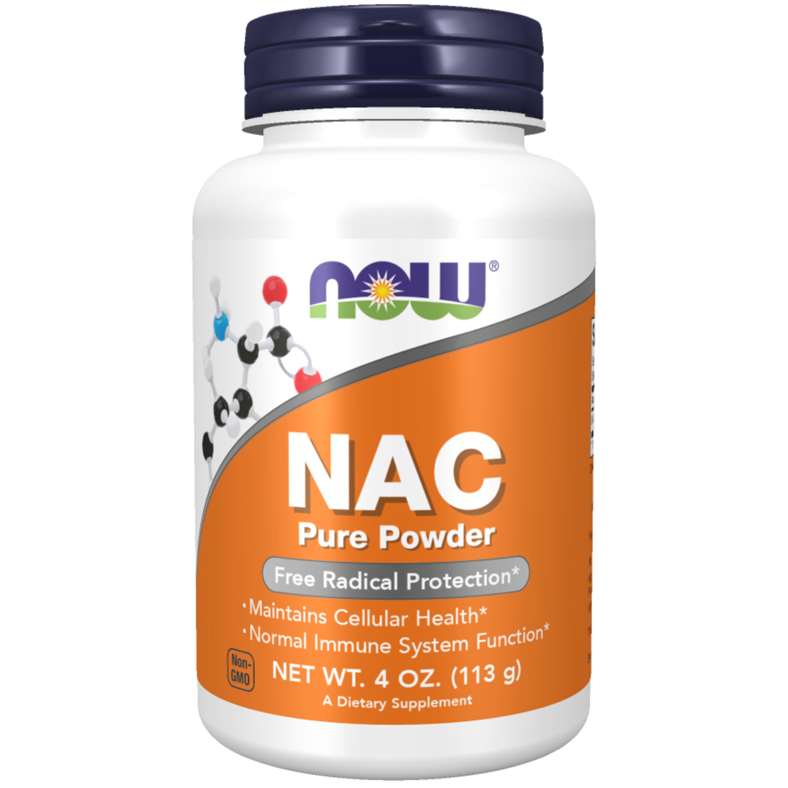 NOW Foods NAC (N-Acetyl Cysteine) Pure Powder 4 oz - Antioxidant Supplement for Immune Support & Detox - Use for Respiratory Health, Liver Cleansing & Wellness Boost
