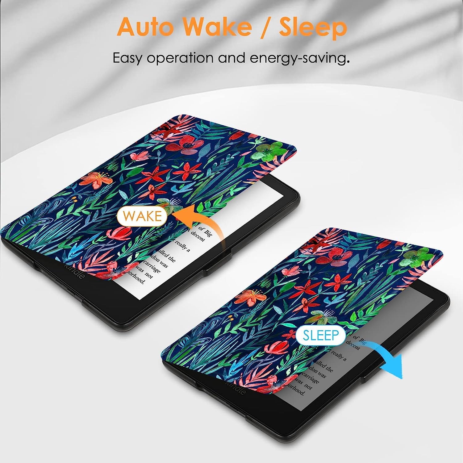 Premium Kindle Paperwhite 10th Gen Case (2018 Model PQ94WIF) - Ultra Lightweight Protective Cover with Hand Strap & Auto Sleep/Wake Feature - Perfect for Reading at Home, Travel & Outdoor Adventures