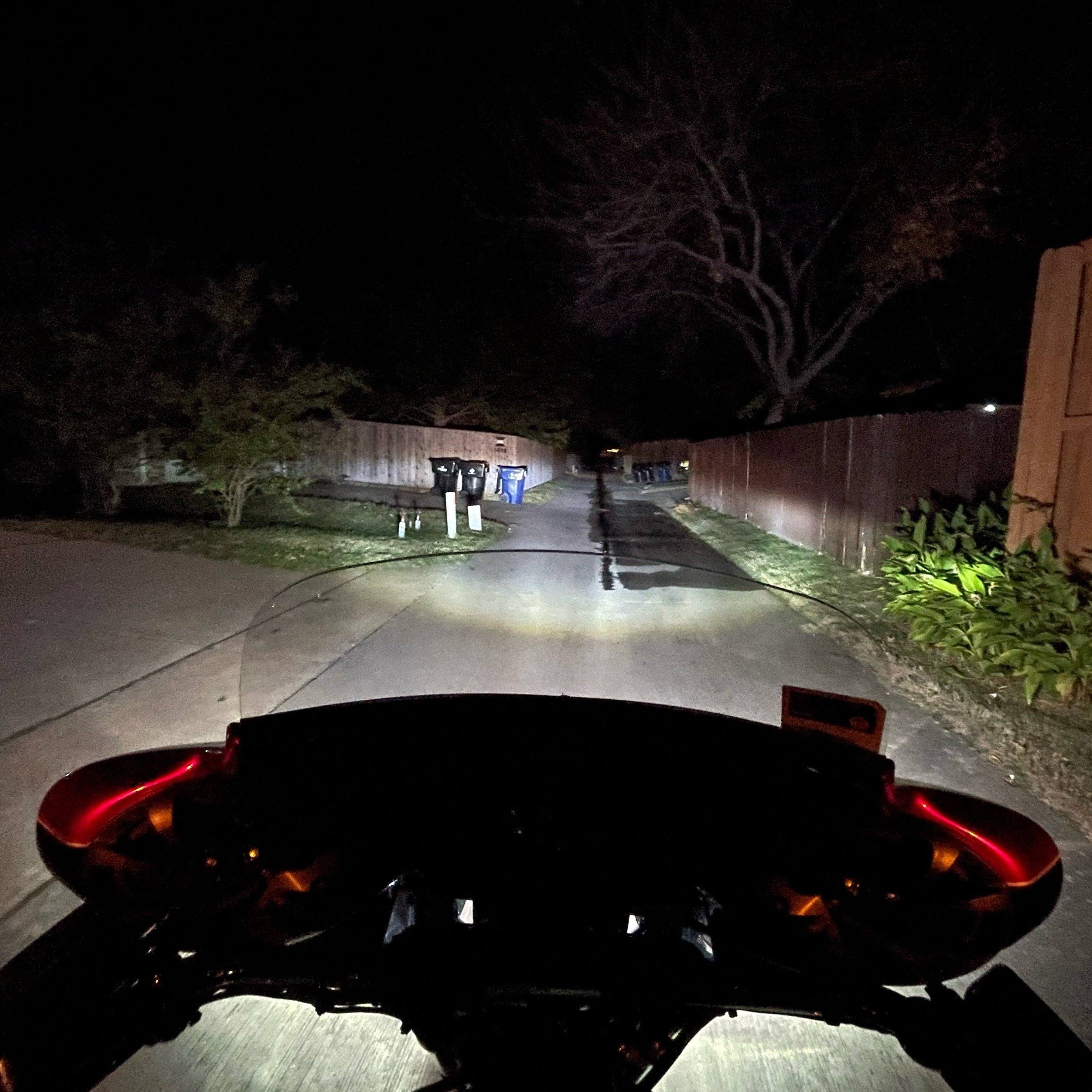 Eagle Lights Generation III LED Headlight with Halo Ring - Compatible with Honda VTX 1300 & 1800 Motorcycles - Includes VTX Bracket & Hardware - Upgrade for Night Riding & Enhanced Visibility