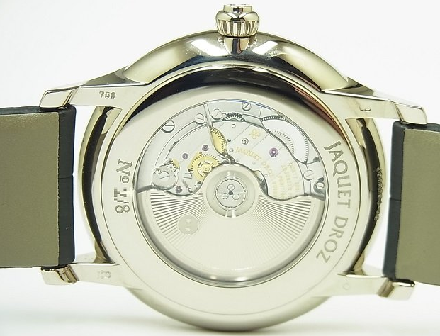 Jaquet Droz Grande Seconde Circled 18K White Gold Men's Luxury Watch - Perfect for Business Meetings, Formal Events & Collector's Showcase