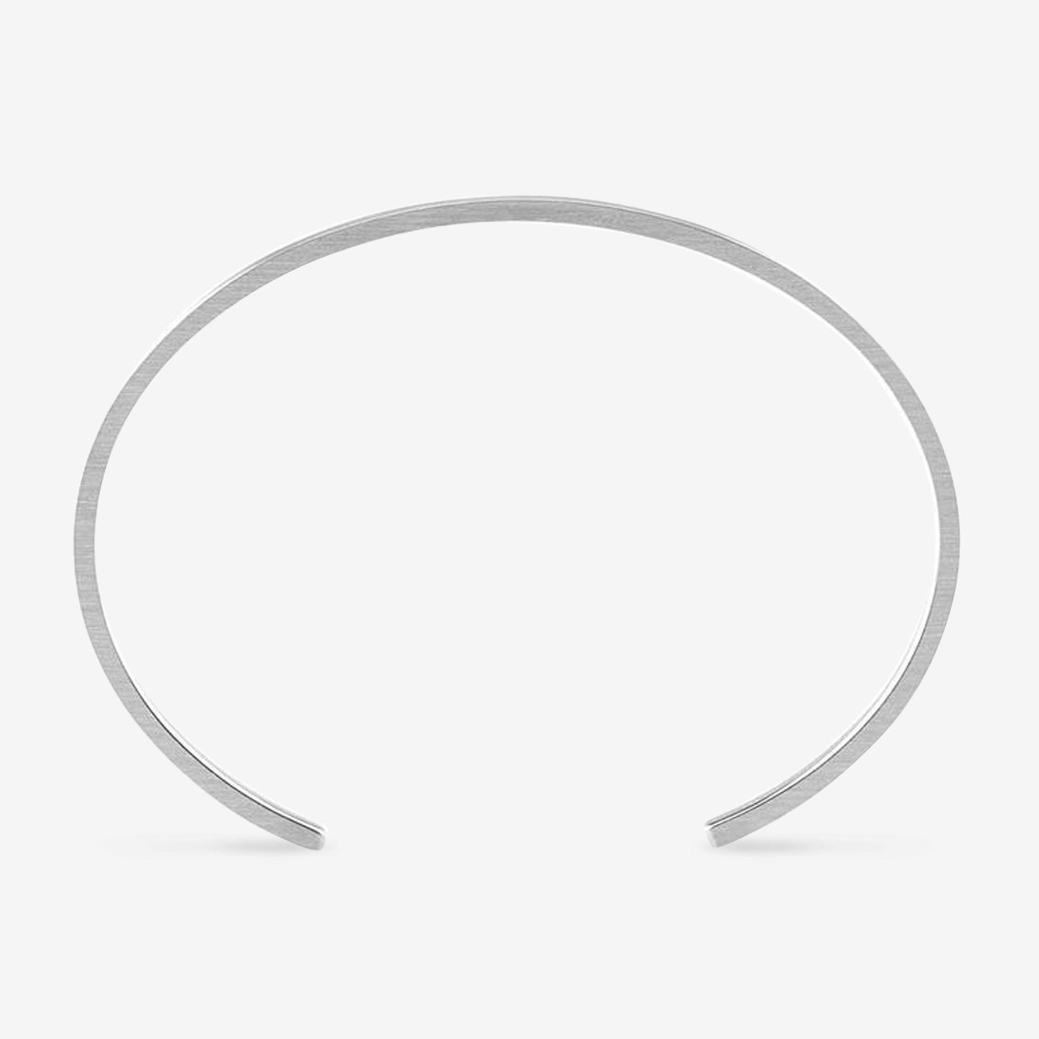 7g Brushed Sterling Silver Ribbon Bracelet for Women - Elegant Minimalist Jewelry Gift for Birthday, Anniversary & Special Occasions