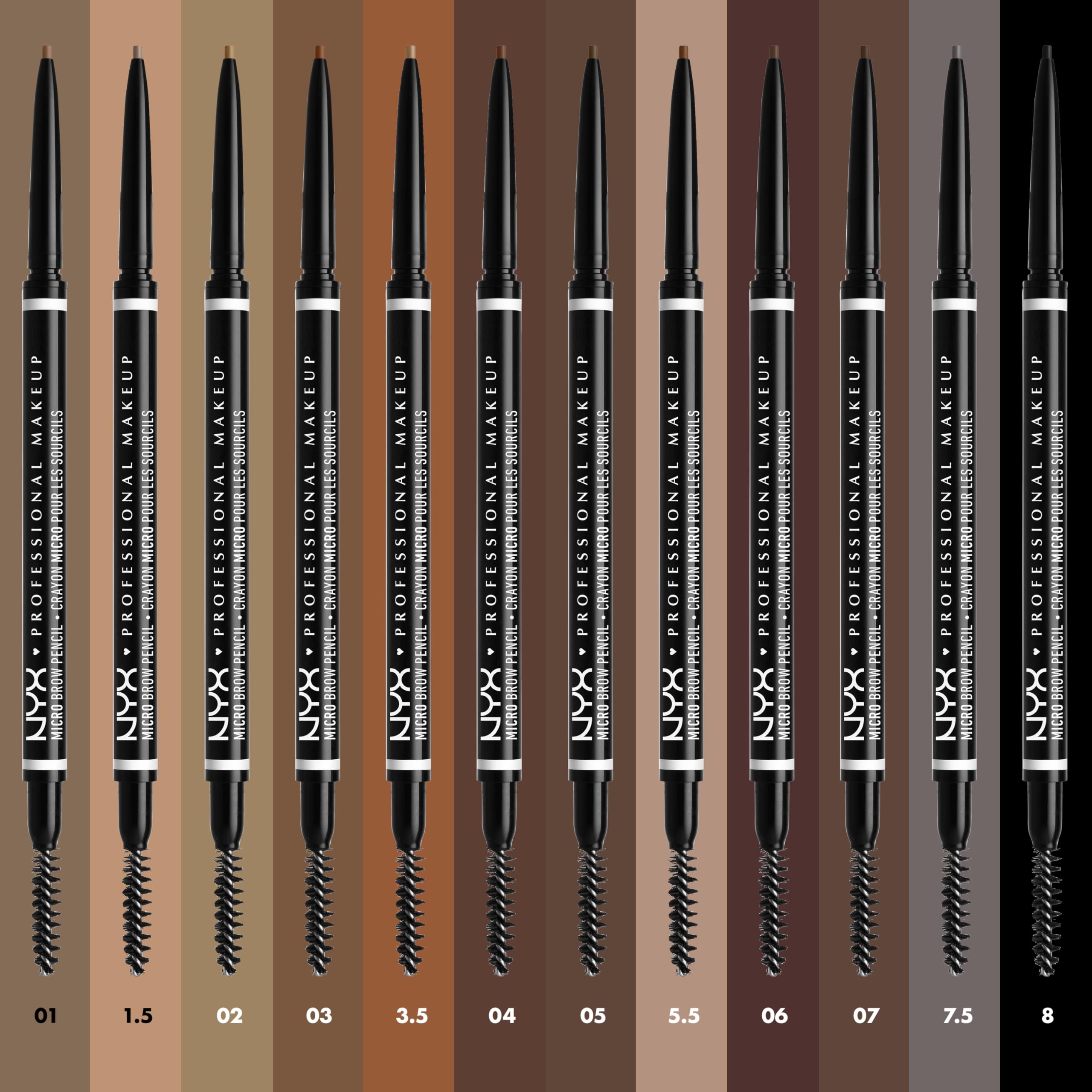 NYX PROFESSIONAL MAKEUP Micro Brow Pencil - Ultra-Precise Eyebrow Pencil for Defined Brows (Chocolate) | Waterproof, Long-Lasting Formula for Daily Use & Special Occasions