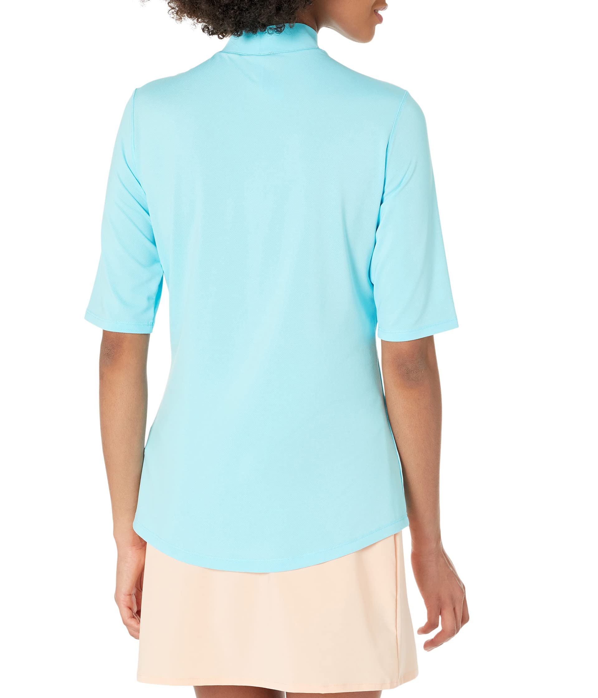 adidas Essentials 3-Stripes Mock Neck T-Shirt for Men - Comfortable Casual Wear for Gym, Workout, and Everyday Outfits