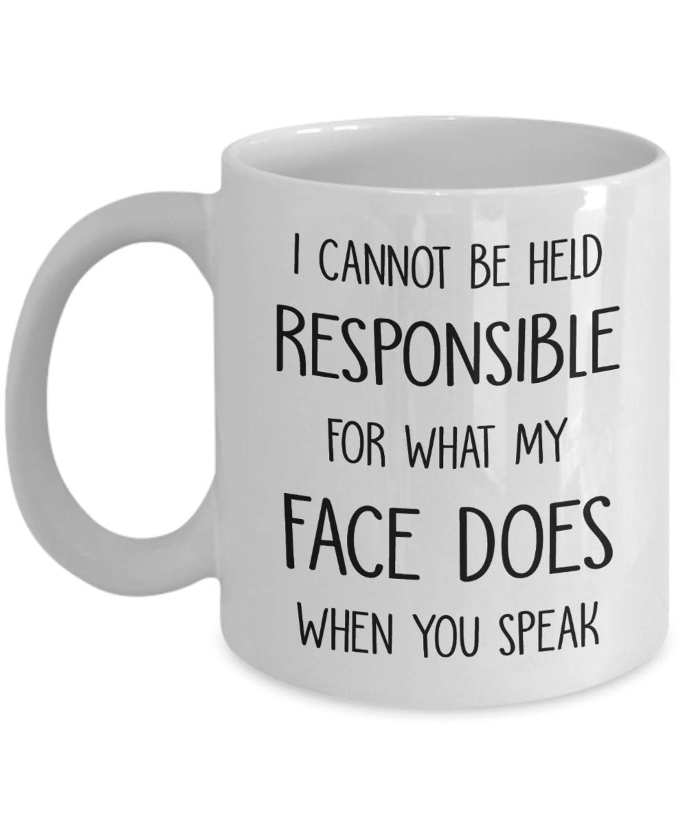 Funny Sarcastic Coffee Mug 11oz - Rude & Witty Quotes - Perfect Gift for Coworkers, Office Humor - Great for Coffee, Tea & Workplace Laughs