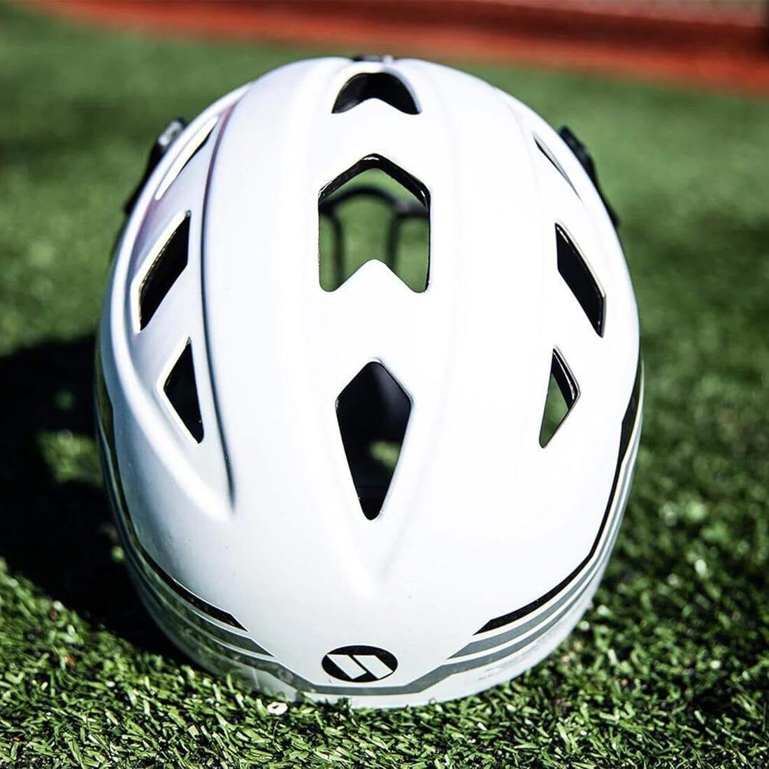 Worth Legit Slowpitch Softball Pitcher's Mask - White | Protective Face Gear for Baseball & Softball Players | Perfect for Training, Games & Tournament Play