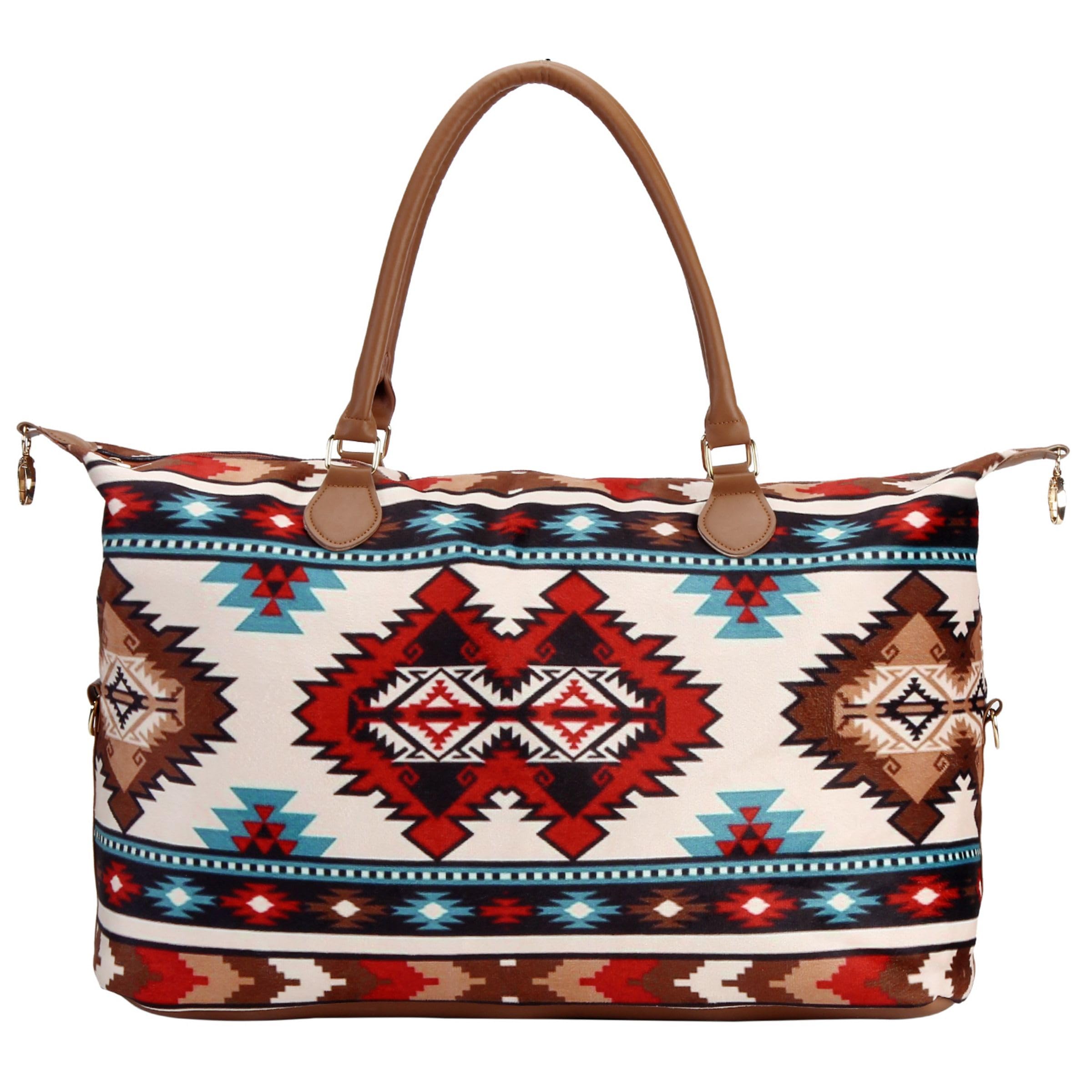 Women's Weekender Duffle Bag - Large Travel Tote with Shoulder Strap for Overnight Trips & Weekend Getaways