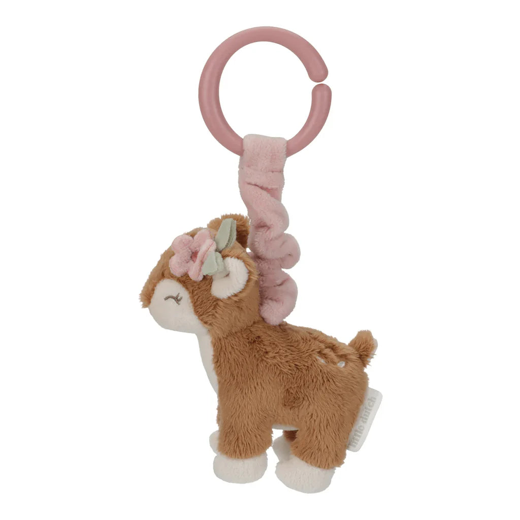 Fairy Garden Pull & Shake Deer Toy - Interactive Light-Up Animal Figure for Kids - Perfect for Imaginative Play, Birthday Gifts & Christmas Presents