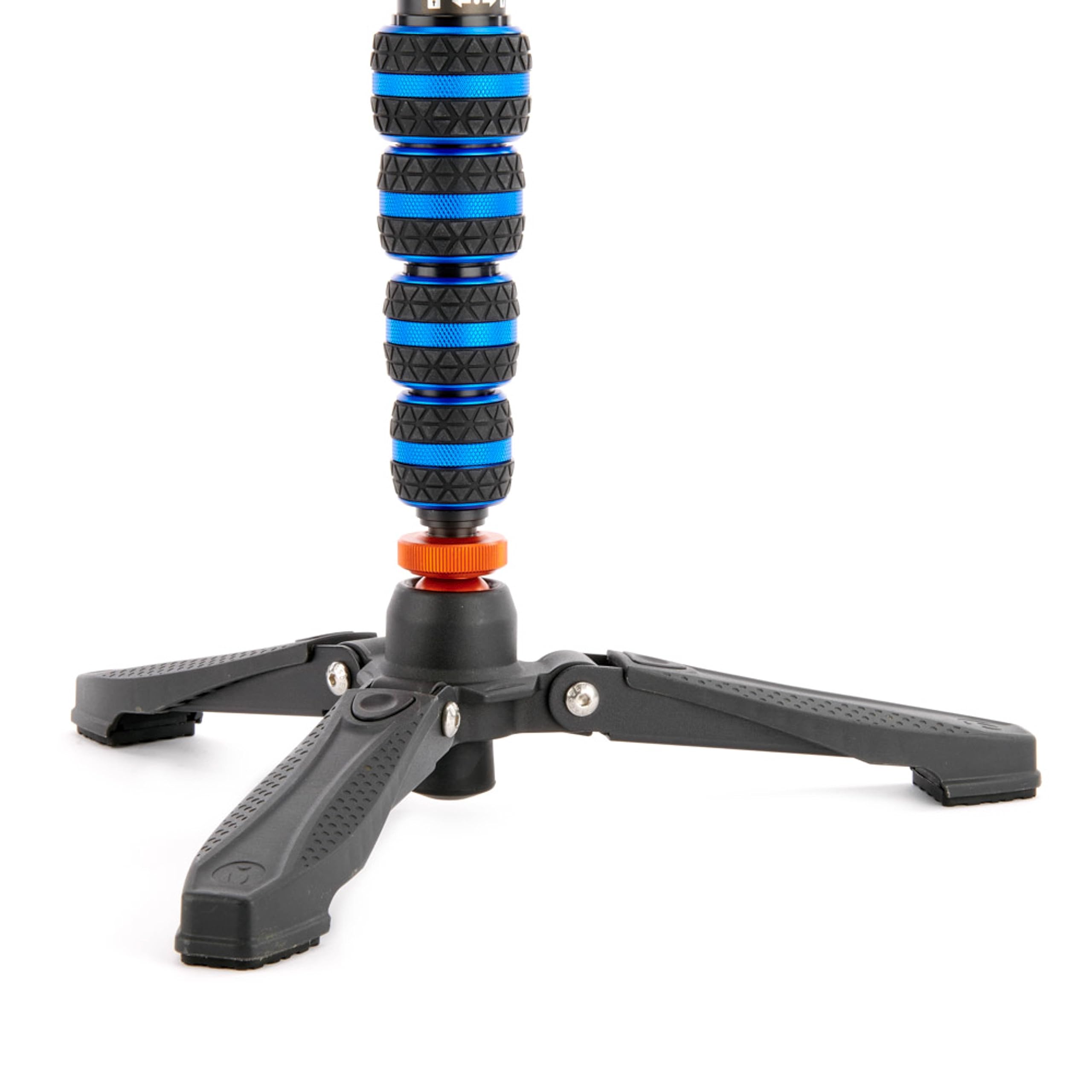 3 Legged Thing Punks Taylor 2.0 Magnesium Alloy Monopod Kit - Lightweight Travel Tripod for DSLR Cameras & Video Shooting | Compact Support for Outdoor Photography, Vlogging & Travel Adventures (TAYLORKITBLUE2.0)