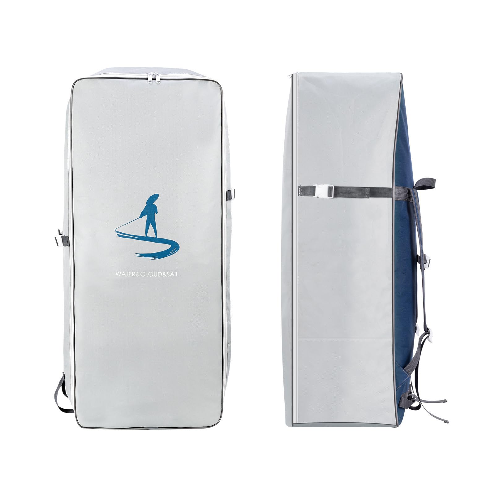 **Inflatable Paddle Board Backpack - 105L Waterproof SUP Travel Bag, Large Capacity Portable Oxford Cloth Storage for iSUP & Surfboard - Perfect for Beach, Kayaking, and Outdoor Adventures**