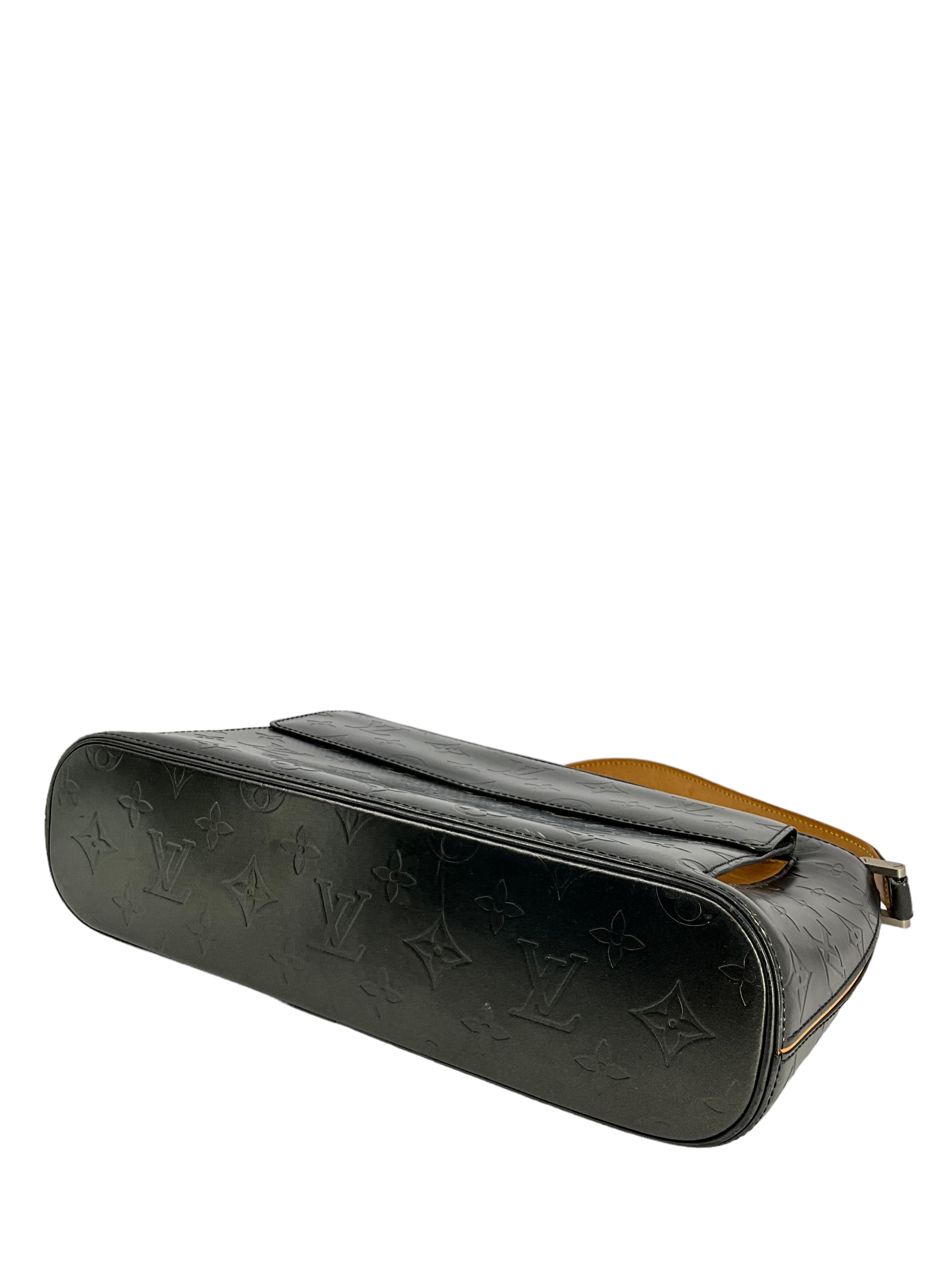 Authentic Louis Vuitton Allston Shoulder Bag in Dark Gray | Luxury Designer Crossbody Purse for Women | Perfect for Work, Travel & Evening Events