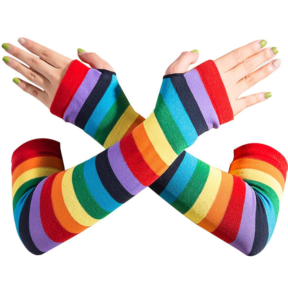 Trendy Y2K Fashion Gloves & Arm Warmers - Stylish Arm Sleeves for Winter, Cosplay, and Streetwear Outfits