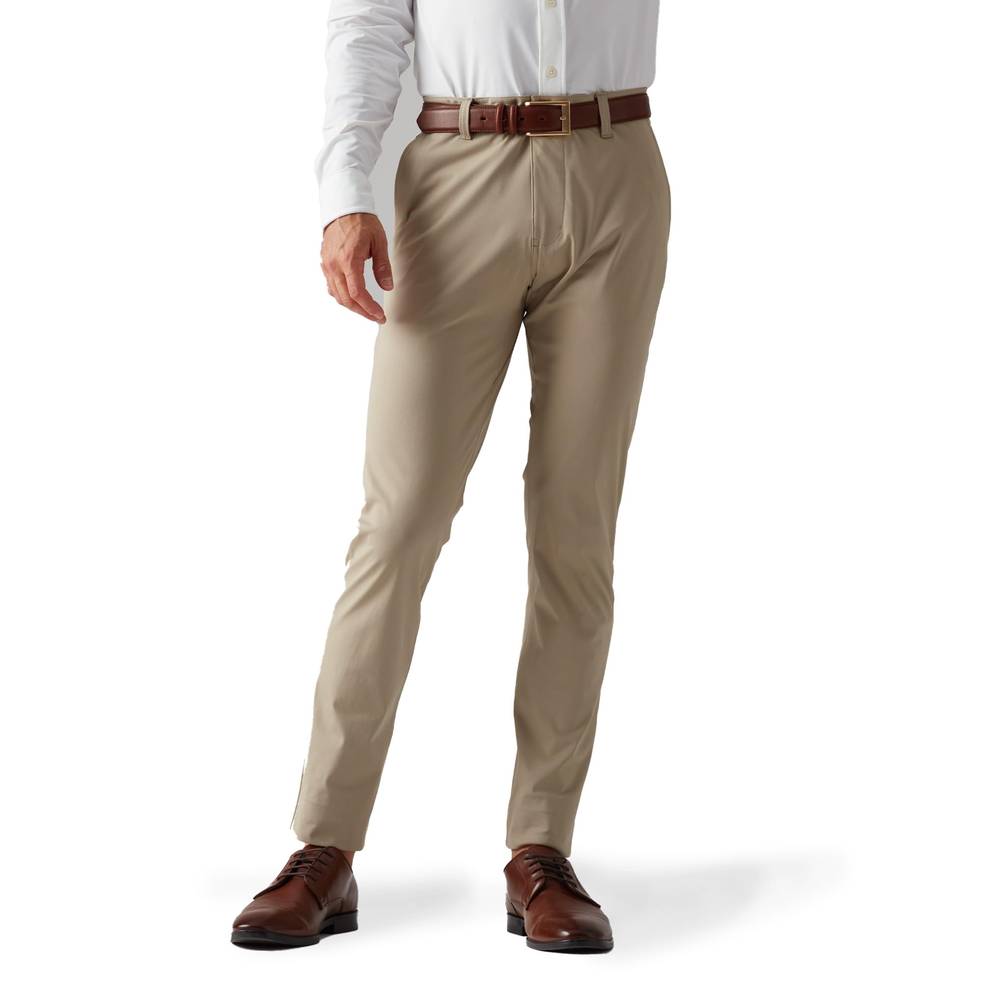 Rhone Commuter Skinny Men's Pants - Ultra Slim-Fit Stretch Dress Pants for Work | Wrinkle Resistant & Comfortable | Perfect for Office, Business Travel & Casual Wear