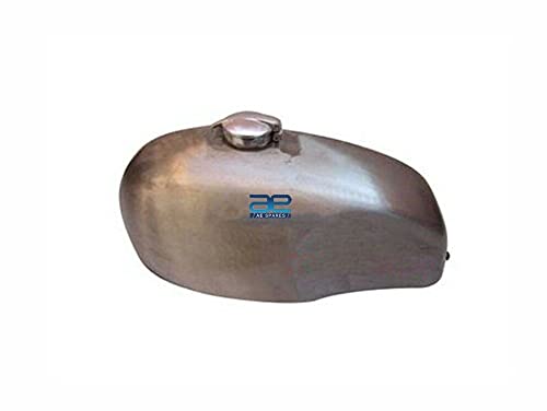 Ducati 750 GT Compatible 4 Gallon Raw Metal Gas Fuel Tank with Monza Cap - Perfect for Motorcycle Restoration & Custom Bike Builds