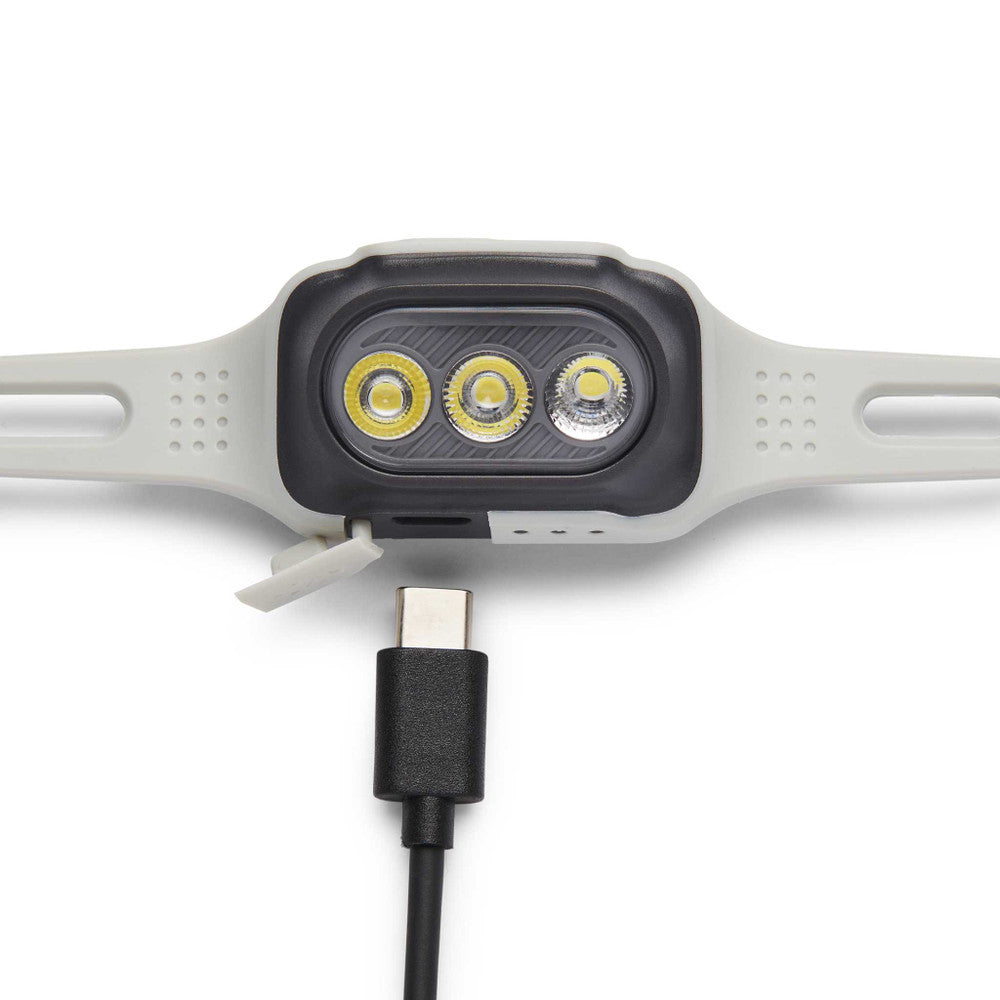 Black Diamond Deploy Run Headlamp - Rechargeable LED Headlight for Running, Hiking & Camping - Hands-Free Light for Outdoor Adventures & Nighttime Activities