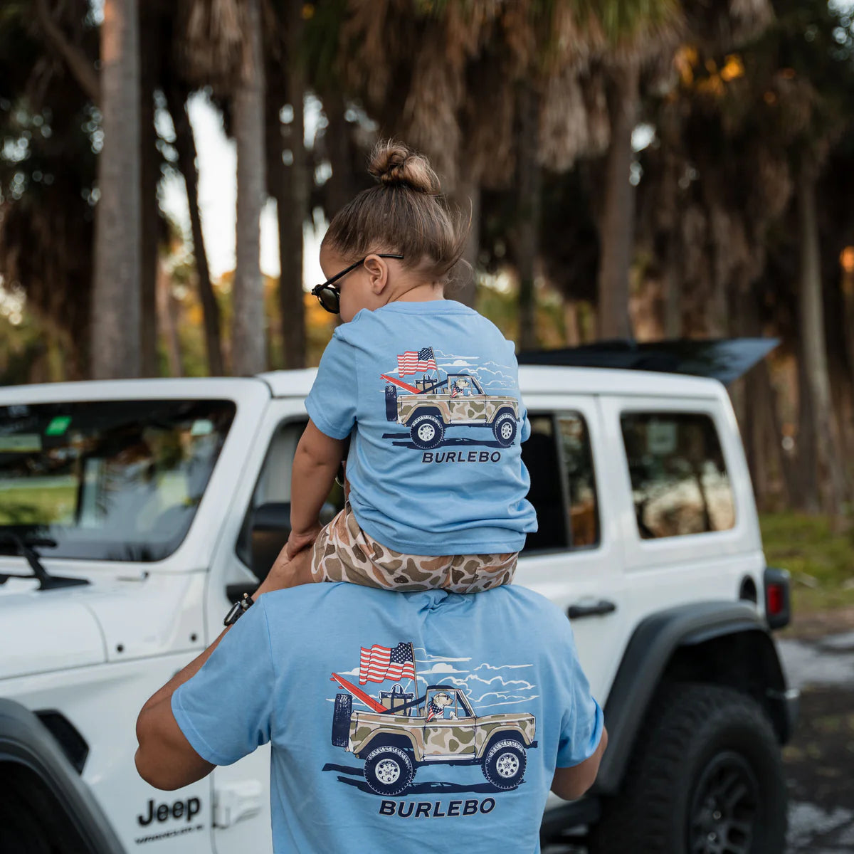Boys' Burlebo Camo Beach Cruiser Tee - Comfortable Short Sleeve T-Shirt for Boys | Perfect for Summer Outings, Beach Trips, and Casual Wear