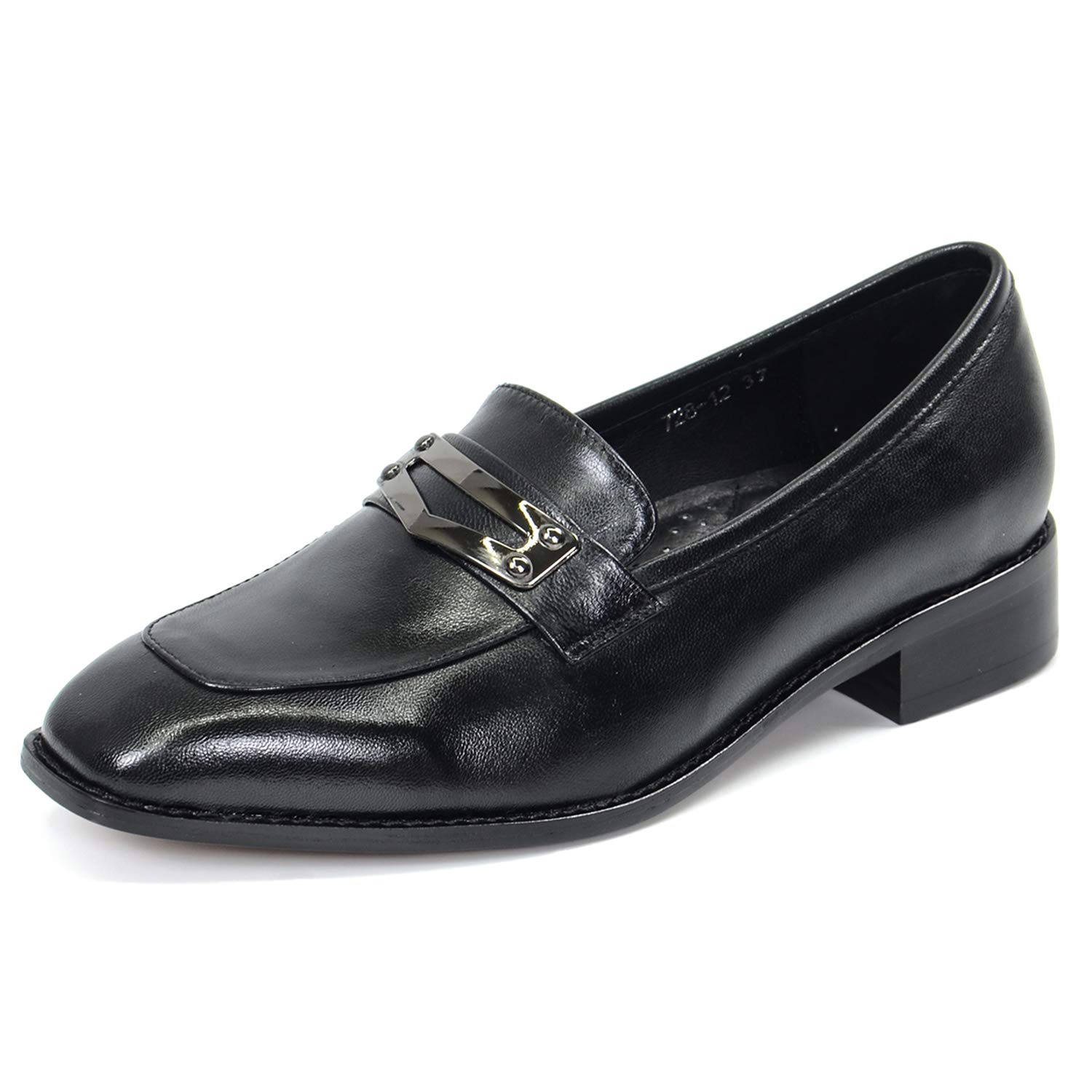 Mona Flying Women's Genuine Leather Penny Loafers - Comfortable Casual Flat Shoes for Women & Girls | Perfect for Office, Travel & Everyday Wear